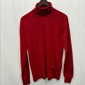 Vintage Ski-doo Stylish Red Turtleneck Sweater
